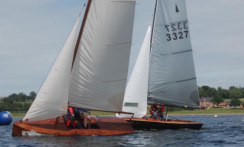 Two boats, both in the eyes of the class ‘equal'. Even though 3327 (a very good boat) is herself no longer state of the art, she is from another world when compared to the boat closest to the camera photo copyright David Henshall taken at  and featuring the Merlin Rocket class