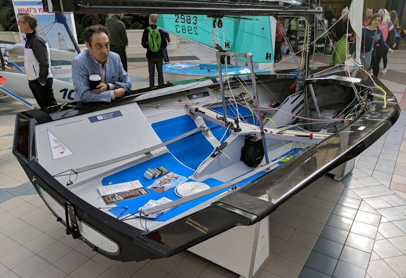 Judging for the Concours d'Elegance at the RYA Dinghy Show photo copyright Mark Jardine taken at RYA Dinghy Show and featuring the Merlin Rocket class