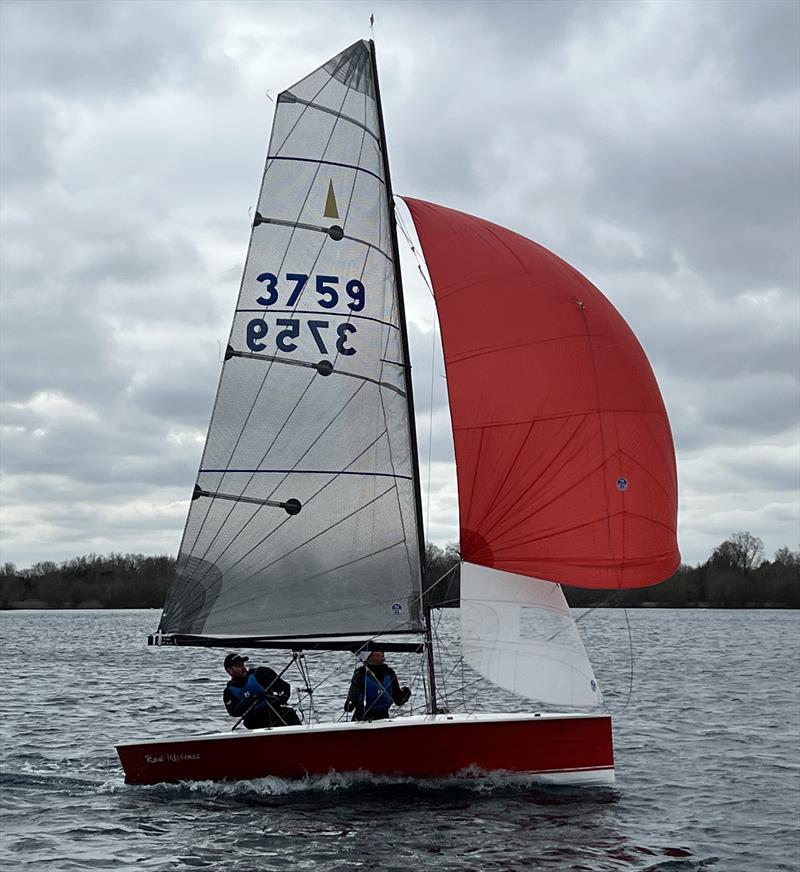 Merlin Rocket Craftinsure Silver Tiller Round 1 at South Cerney photo copyright Paul Kimmens taken at South Cerney Sailing Club and featuring the Merlin Rocket class