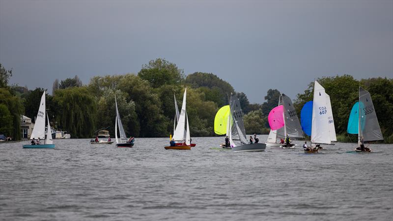 Upper Thames Merlin Rocket Weekend: Allen South East series on Sunday photo copyright Tony Ketley taken at Upper Thames Sailing Club and featuring the Merlin Rocket class