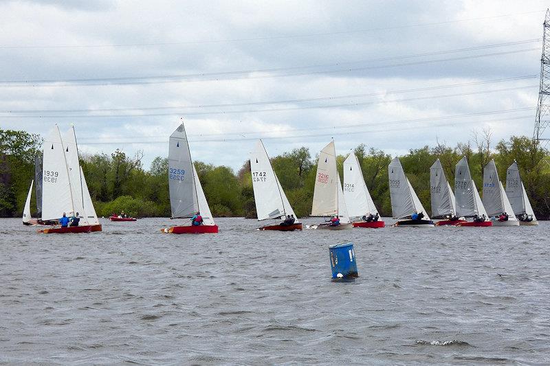 Vintage and Classic Merlin Rockets at Fishers Green photo copyright Kevin O'Brien taken at Fishers Green Sailing Club and featuring the Merlin Rocket class