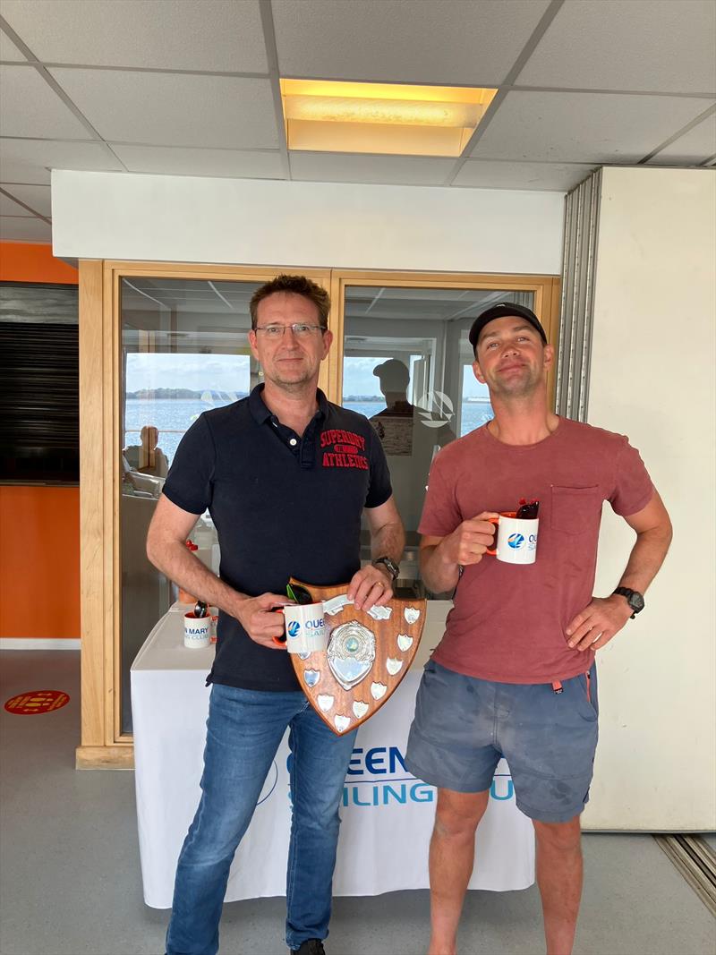Chris Jennings and Pete Nicholson win the Merlin Rocket Craftinsure Silver Tiller at Queen Mary Sailing Club - photo © James Wells