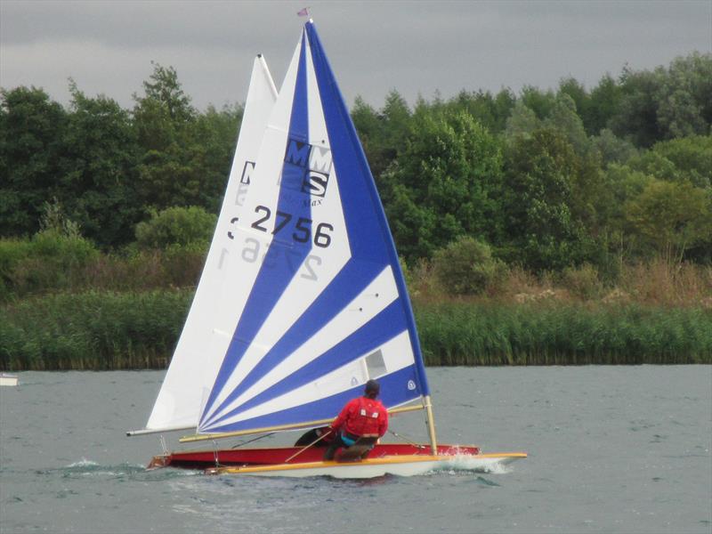 Steve Whitby and Rupert Whelan during the Minisail Class Championship at Bowmoor photo copyright Ronny De Gruyter taken at Bowmoor Sailing Club and featuring the Minisail class