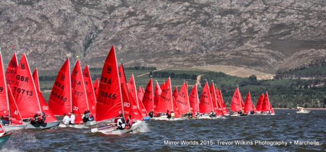 Mirror World Championship in South Africa photo copyright Trevor Wilkins Photography taken at Theewater Sports Club and featuring the Mirror class