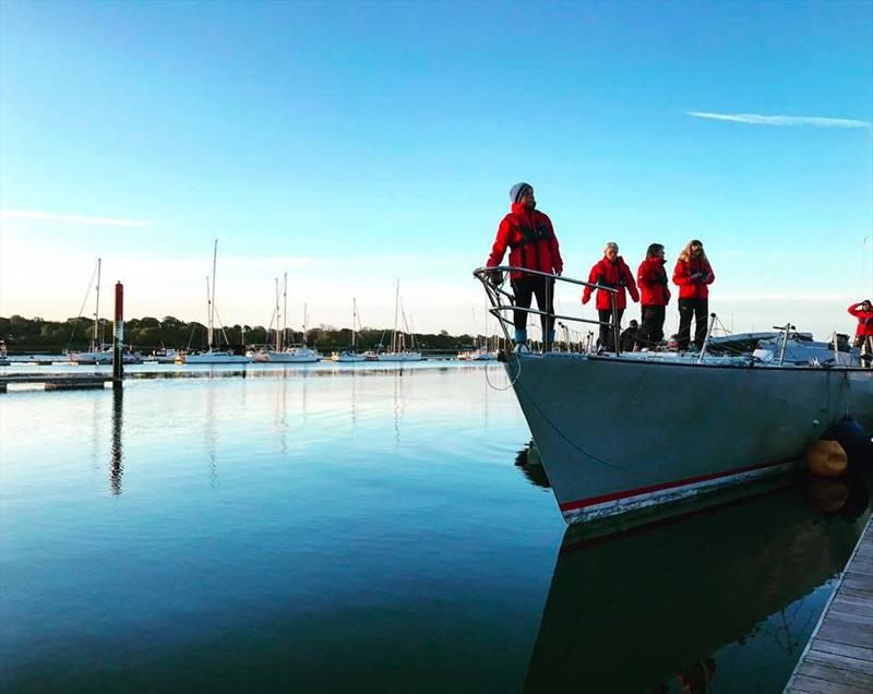 The team bringing Maiden back into Hamble for a complete renovation photo copyright The Maiden Factor taken at 