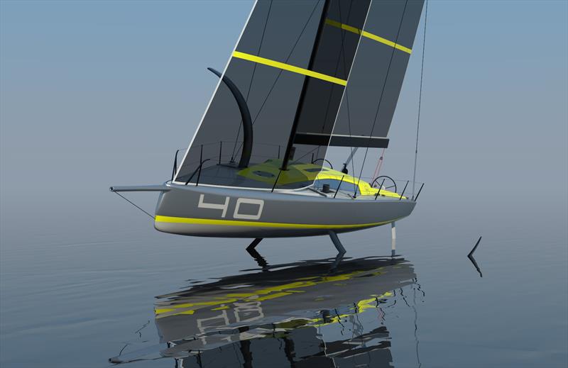 MW40OF - New Foiling Offshore Sailboat Concept - photo © Wilson / Marquinez Naval Architecture