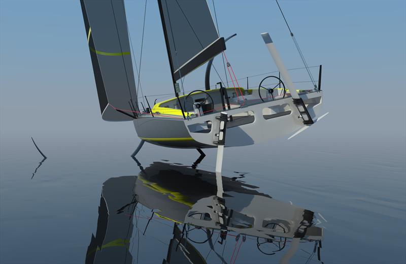 MW40OF - New Foiling Offshore Sailboat Concept photo copyright Wilson / Marquinez Naval Architecture taken at 