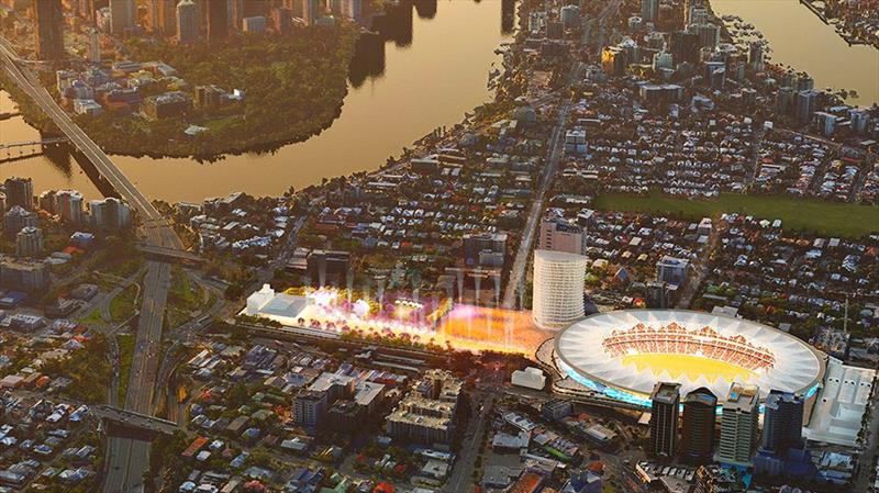 Brisbane 2032 Bid Masterplan photo copyright AAP taken at 