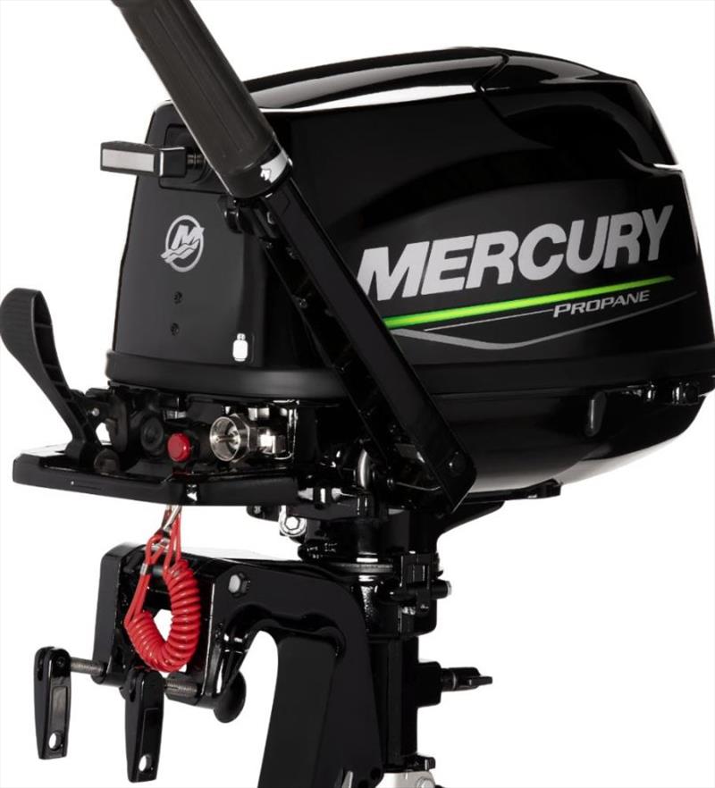 New Mercury 5hp Propane FourStroke is powerful, convenient and reliable