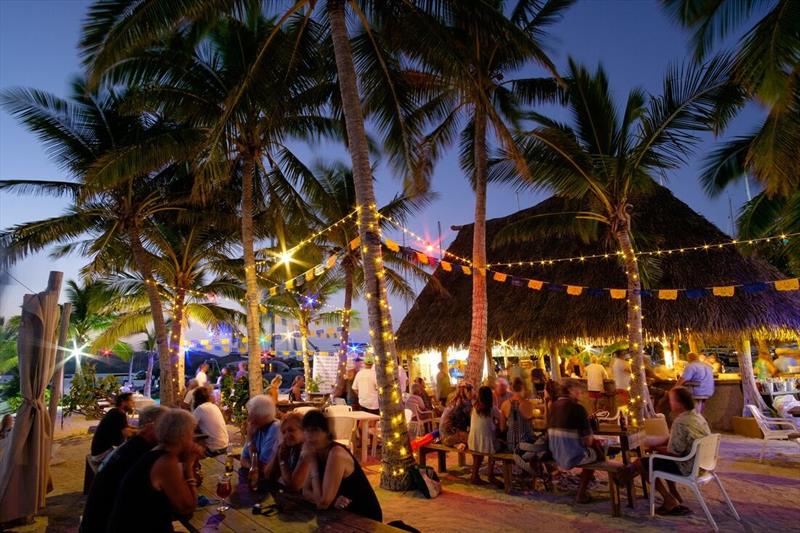 Sunset drinks before dinner and party night - Fiji Regatta Week photo copyright Rob Mundle taken at Musket Cove Yacht Club