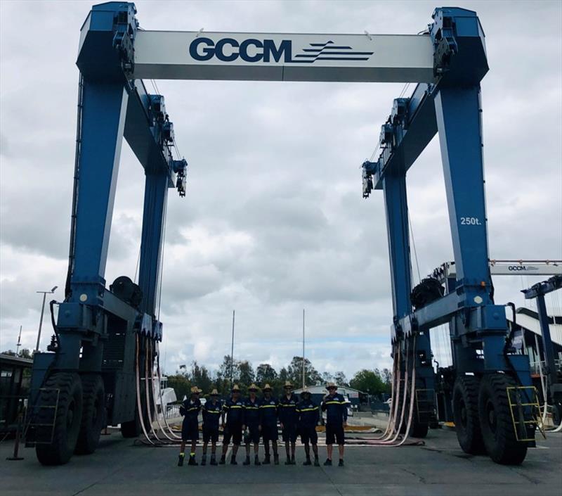 GCCM crew in support of the Queensland Flood Relief photo copyright GCCM taken at 