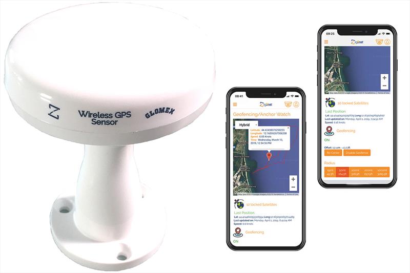 Glomex debuts world's first GPS Antenna with ZigBe - photo © Martin Flory Group