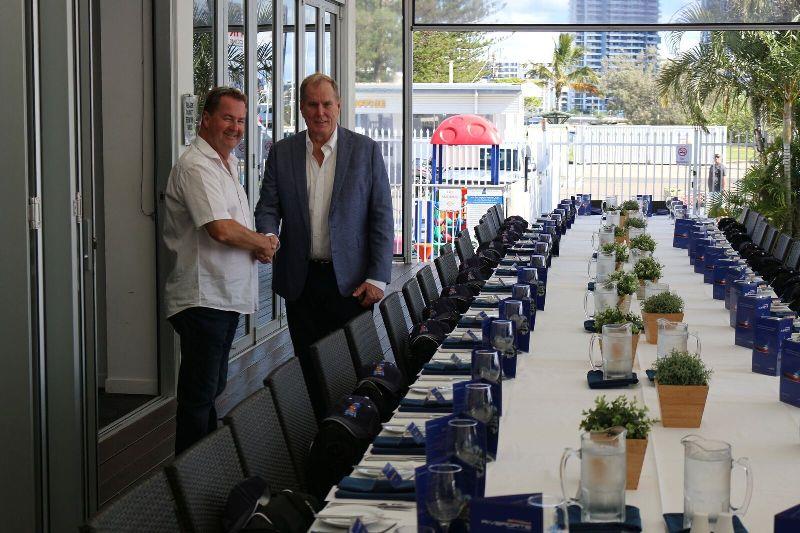 Mark Riddell SYC and Steve Fisher RMS - photo © Rivergate Marina and Shipyard