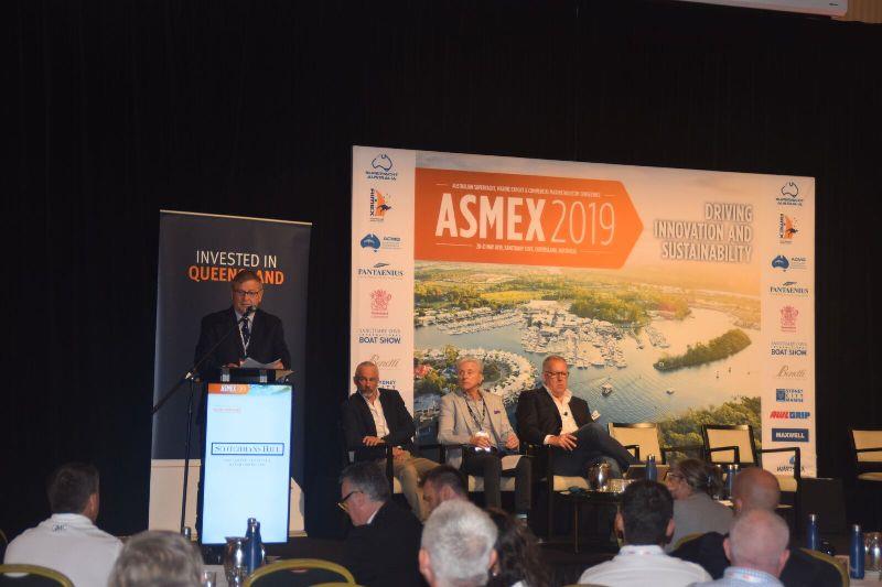 Richard Chapman, President AIMEX presents the Official Welcome - photo © AIMEX