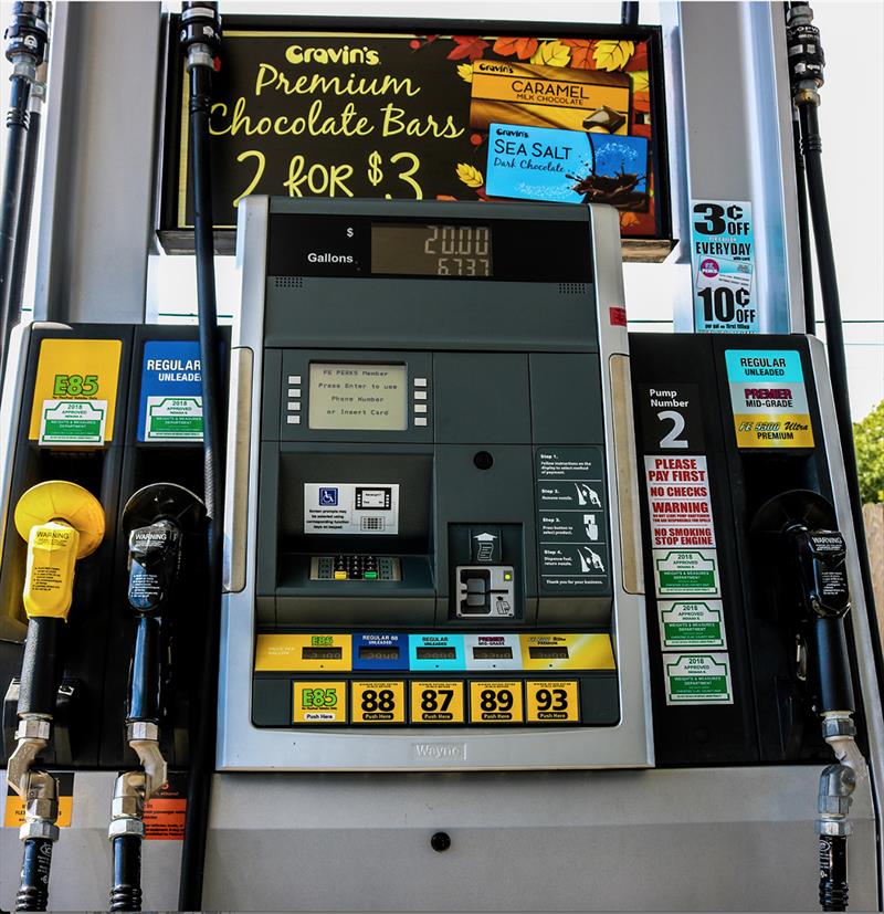 E15 gasoline is illegal for use in boats, many other vehicles, and power equipment. Can you find the E15 warning label? - photo © National Marine Manufacturers Association