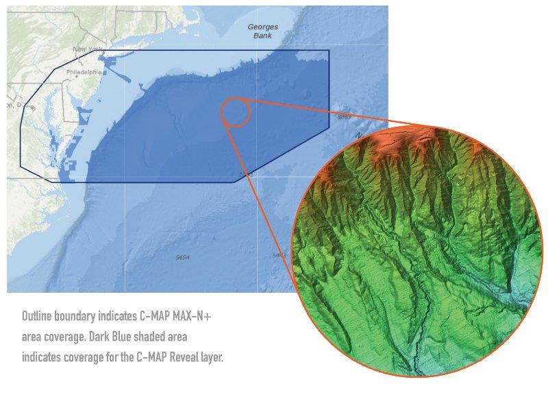 M-NA-Y641-MS: US Atlantic: Long Island – Norfolk to Canyons photo copyright C-MAP taken at 