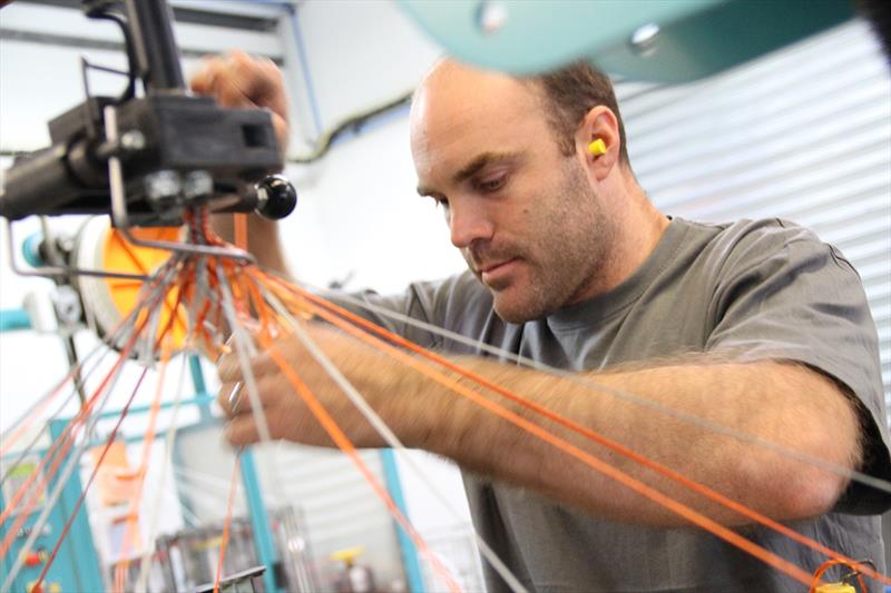 Justin Mulkearns braiding photo copyright My Yacht taken at 