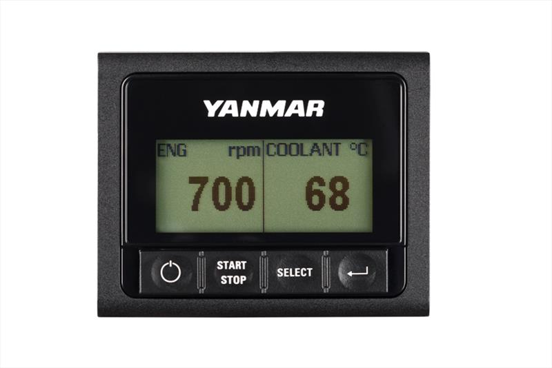 Yanmar YD25 LCD Switch Panel Display - photo © Saltwater Stone