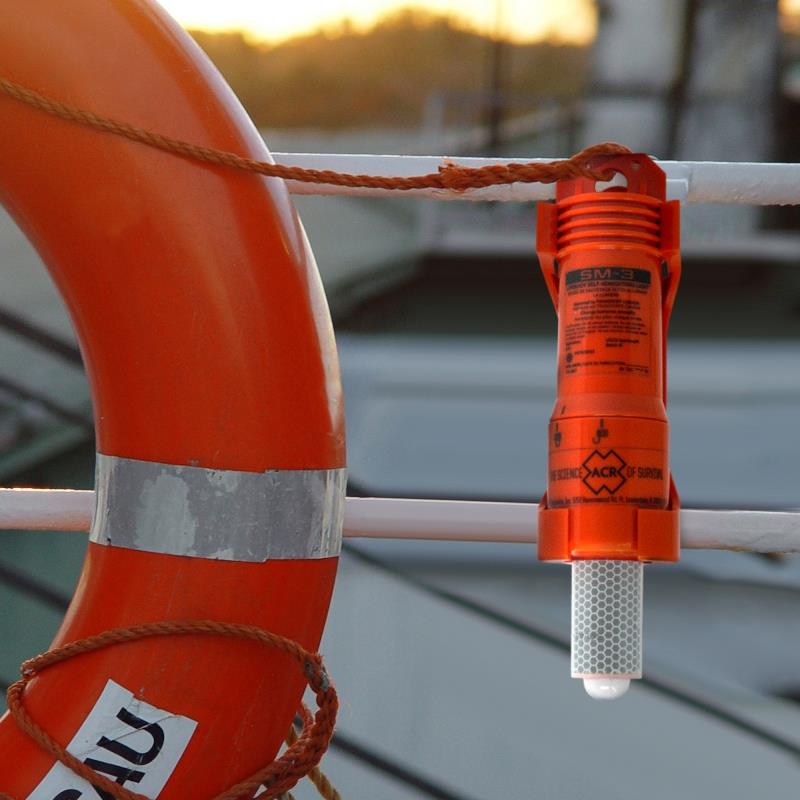 The new ACR Electronics SM-3 Automatic Buoy Marker Light is a compact and durable crew-overboard LED strobe photo copyright ACR Electronics taken at 
