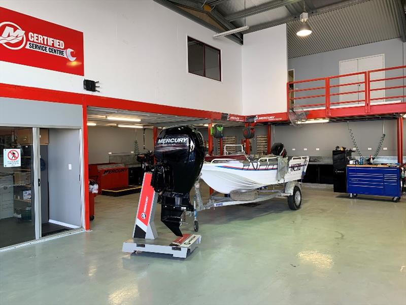 North Coast Boating new workshop - photo © Mercury Marine