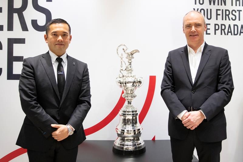 Yanmar's Yotaro Tsuchiya and Mirko Groeschner of the Challenger of Record 36 srl - photo © Yanmar Marine