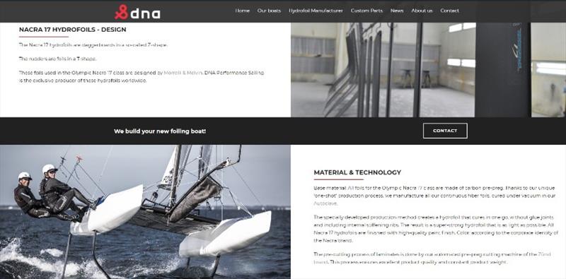 DNA Performance Sailing new website - photo © DNA Performance Sailing