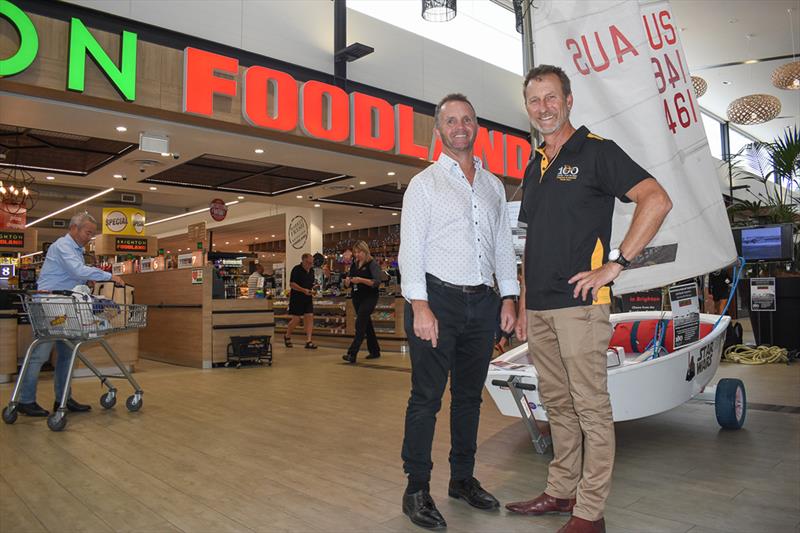 Brighton Foodland's Tim Rugless and BSYC Vice Commodore Peter Woolman - Centenary Regatta - photo © Harry Fisher