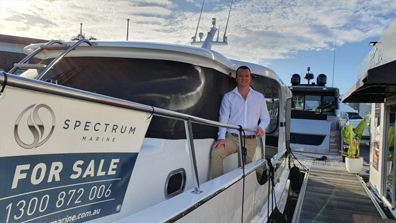 Brendon Symons at Spectrum Marine - photo © Spectrum Marine