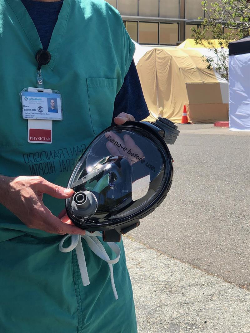 Scuba mask respirators photo copyright Renee Harvey taken at 