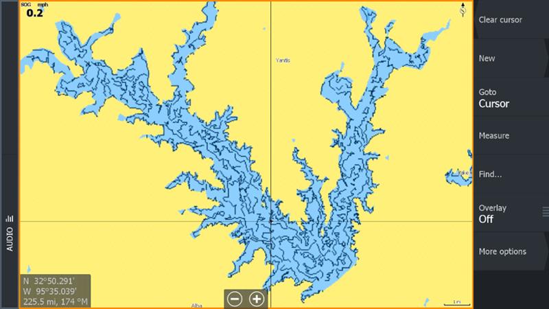 Current C-MAP US enhanced photo copyright Andrew Golden taken at 