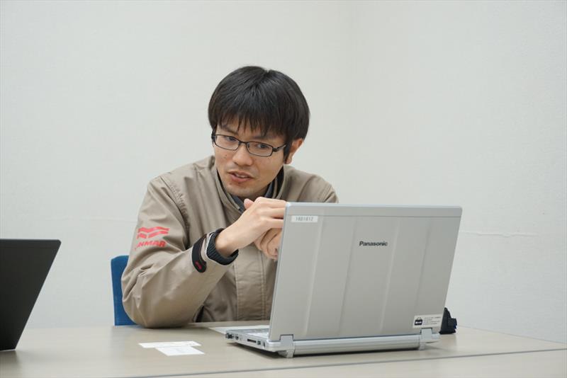 Tomoya Fukukawa, in charge of research and development of automatic docking technology for marine vessels at the Research & Development Center of Yanmar Holdings, has participated in the Robotic Boat project since 2016 photo copyright Yanmar taken at 