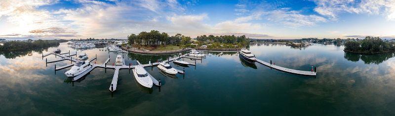 Sanctuary Cove Marina panorama photo copyright Sanctuary Cove Media taken at 