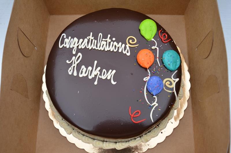 Harken ownership celebration cake - photo © Harken