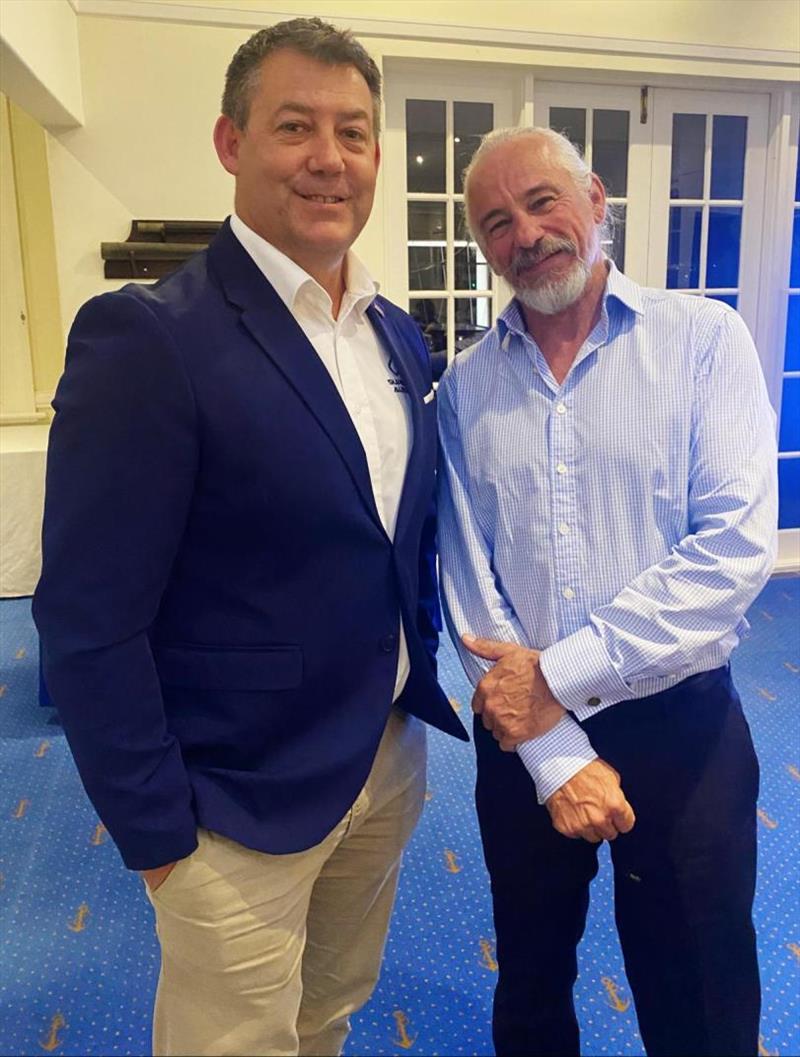 David Good AIMEX CEO and Jeremy Spear, Spear Green Design - Winner of Commercial Marine Service Provider of the Year photo copyright AIMEX taken at 