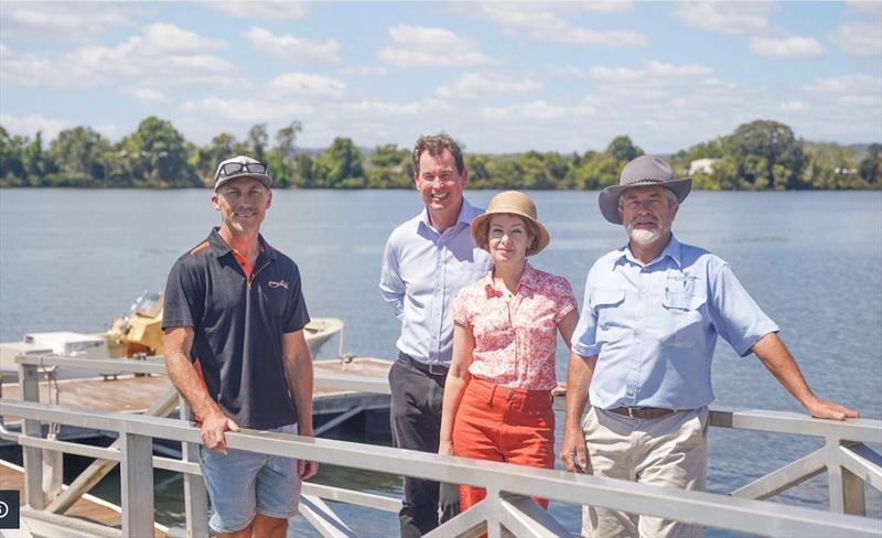 Recapping the prototype's early successes - Steve MItchell, Ampcontrol; David Fleming, CSIRO; Galina Mirzaeva, University of Newcastle and Alan Steber, Steber International photo copyright John Bulmer taken at 