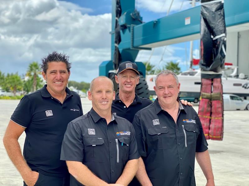 Marine Trade Supplies - Shane Subichin, Kasey McAllen, Tony Longhurst, John Lance photo copyright The Boat Works taken at 