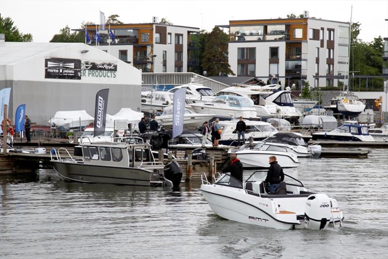 Finnboat organized Suomiveneilee.fi demo event for boats in June 2020. - photo © Finnboat