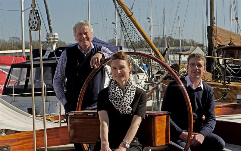 (L-R) Sean McMillan, Karen Underwood, Mike Taylor photo copyright Spirit Yachts taken at 