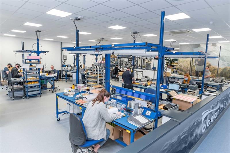 Ocean Signal's production team prepare the company's leading safety devices for worldwide distribution at the expanded factory facility in Margate, UK photo copyright Ocean Signal taken at 