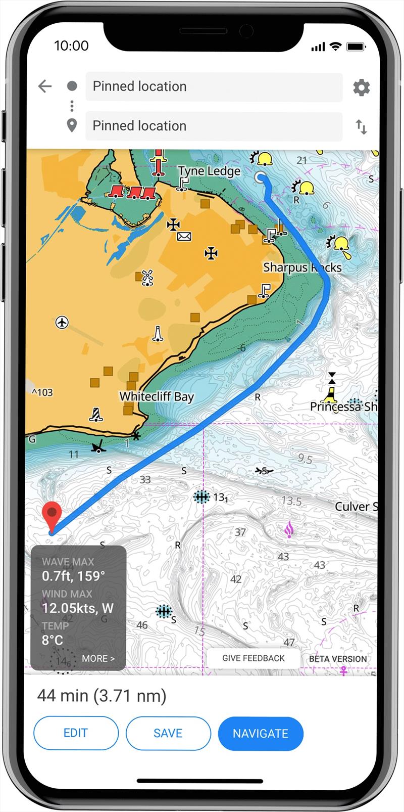 C-MAP App introduces enhanced chart quality - photo © C-MAP