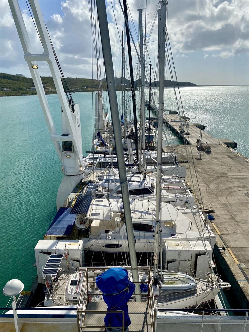 One of Peters & May's recent shipments on the MV Onega Mississippi from Antigua to Southampton via Fort Lauderdale photo copyright Peters & May taken at 