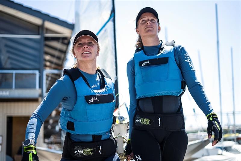 Tess Lloyd and Jaime Ryan photo copyright Beau Outteridge taken at Australian Sailing