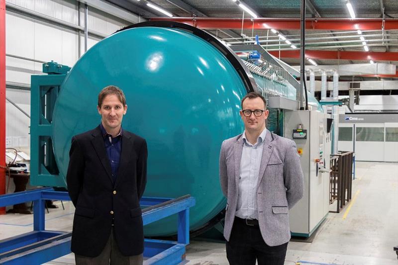 (L-R) Tomas Flanagan (CEO) and Mark McKeigue (CCO) at ÉireComposites - photo © ÉireComposites