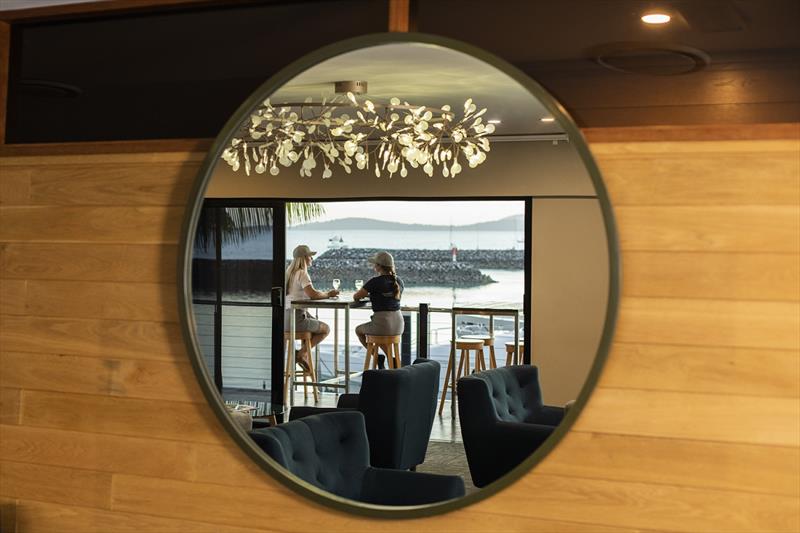 Crew enjoying The Lookout Lounge at Coral Sea Marina - photo © Brooke Miles