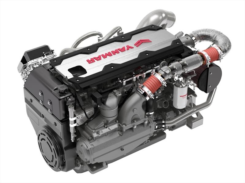 Yanmar 6LF engine - Back and right - photo © Yanmar
