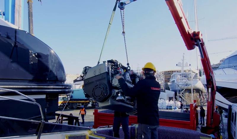 Magnum 40 motorboat Adriana has been repowered with two Yanmar 6LF engines. - photo © Yanmar