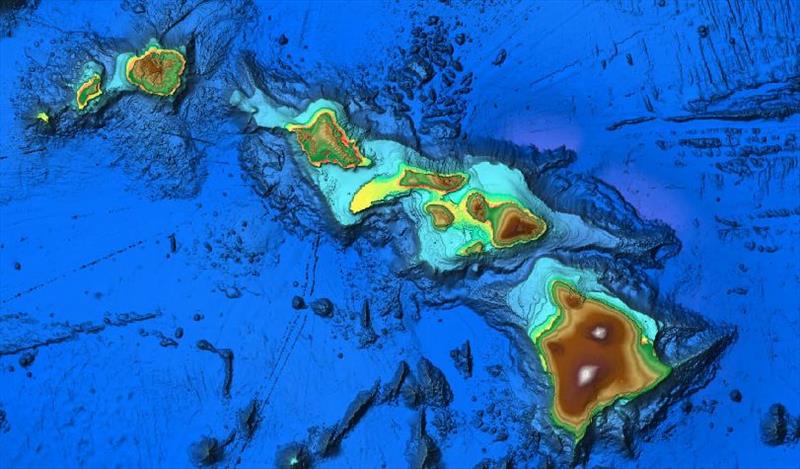 C-MAP - Shaded Relief - Hawaii - photo © B&G