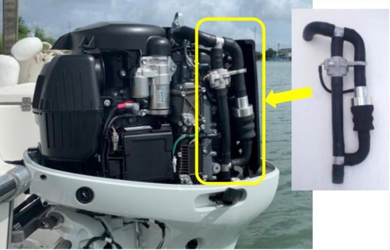 Outboard motor installed with Micro-Plastic Collecting Device photo copyright Suzuki Marine taken at 
