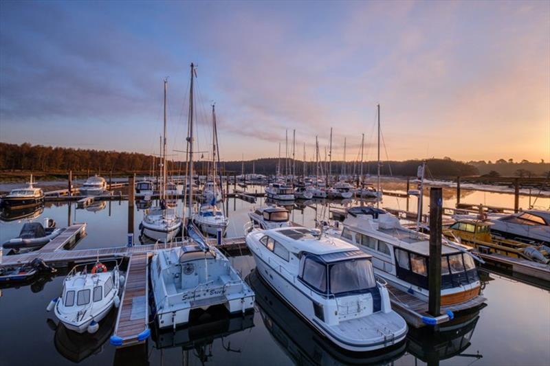 Buckler's Hard Yacht Harbour - pontoons - photo © Beaulieu River