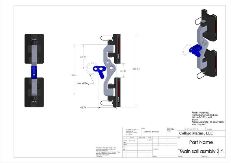 Seahorse Mainsail Hoisting System - photo © Colligo Marine